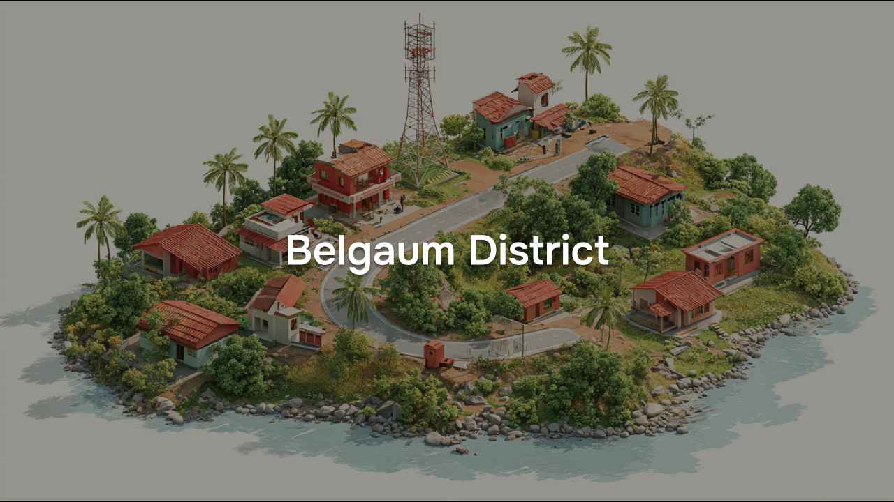 Village Amenities for Belgaum District of Karnataka, 2011